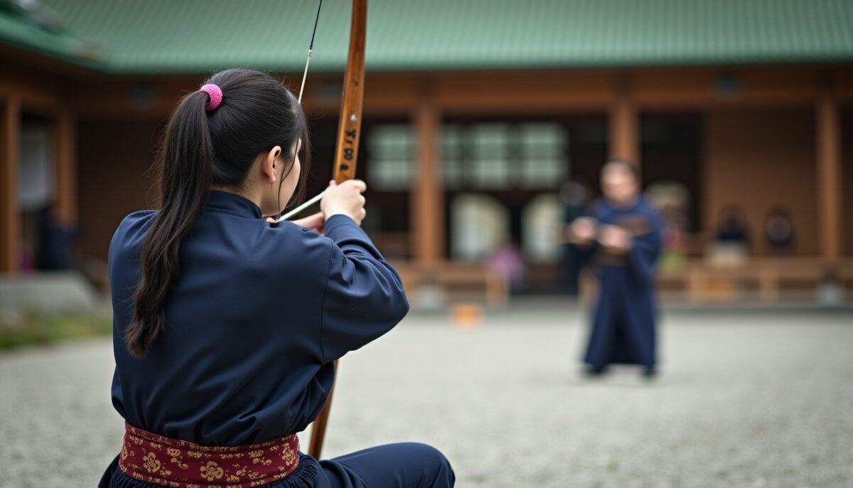 Kyûdô : plongez dans l&rsquo;art japonais du tir à l&rsquo;arc où la quête dépasse la simple précision